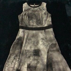 Gray Pattern Dress